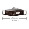 Case Cutlery Knife, Wk Brown Syn Medium Stockman 00106